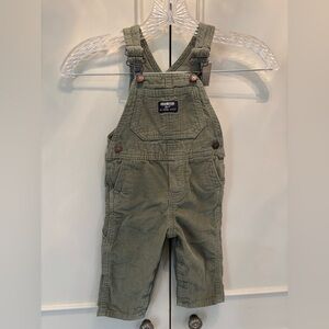 OshKosh B'gosh Olive Corduroy Kids Overalls